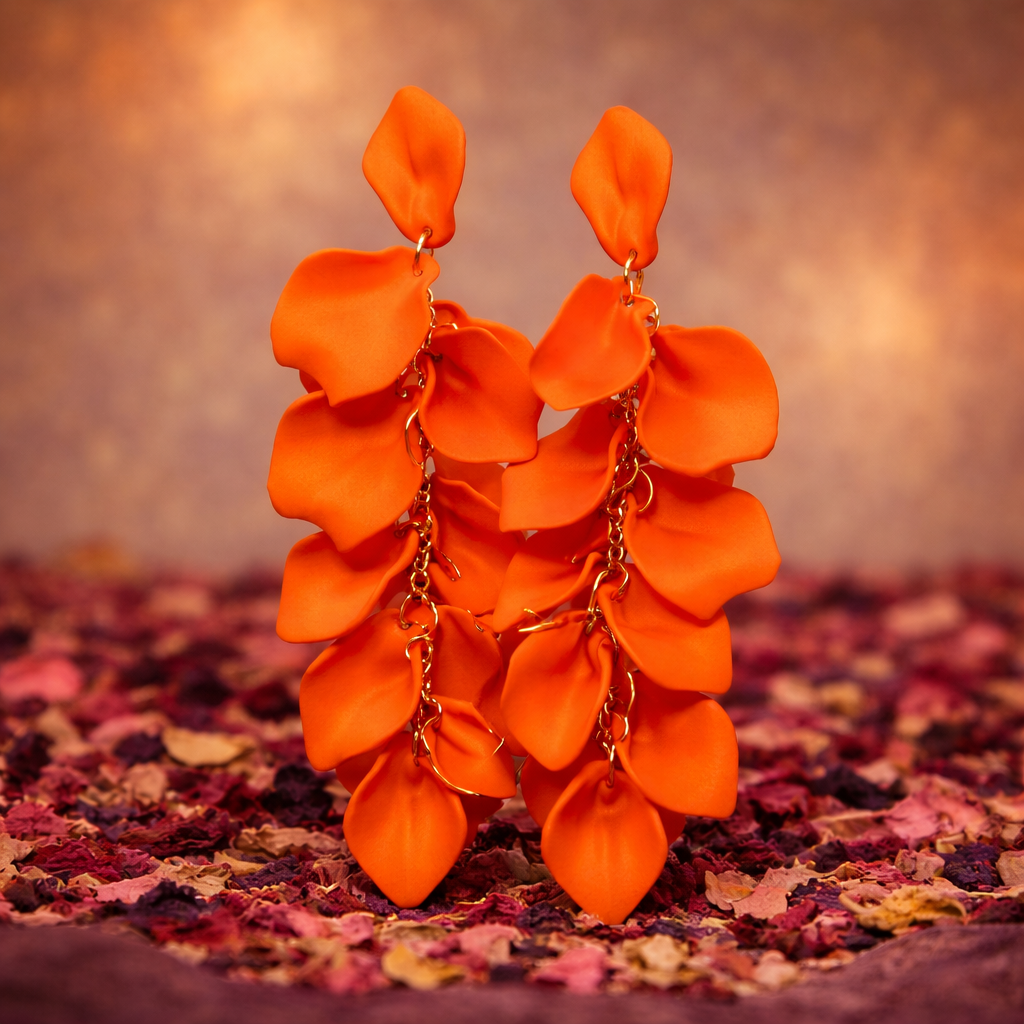 Leaf Goddess Earrings - 7 different colors