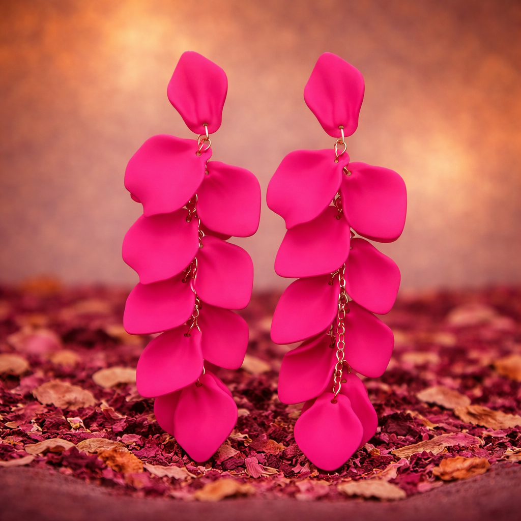 Leaf Goddess Earrings - 7 different colors