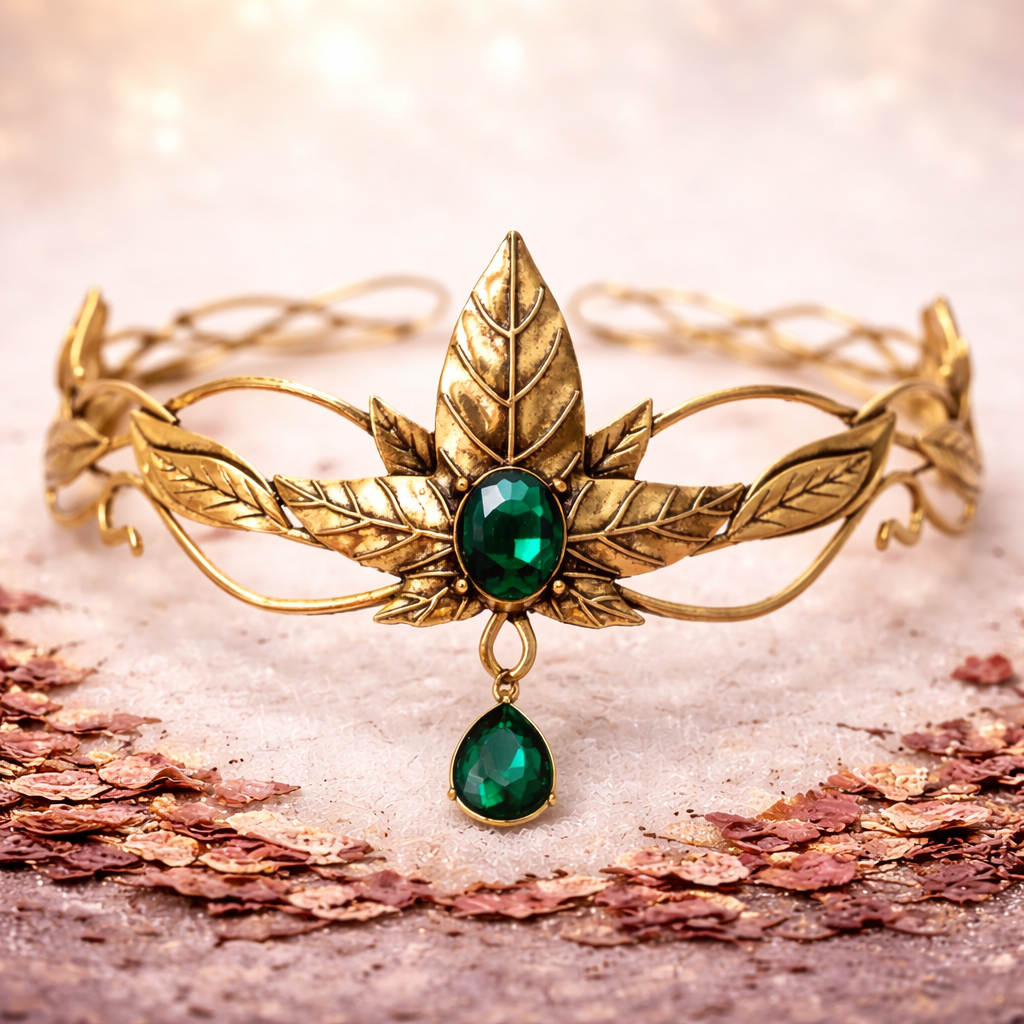 Vintage Forest Goddess Crown