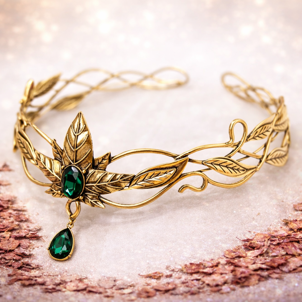 Vintage Forest Goddess Crown