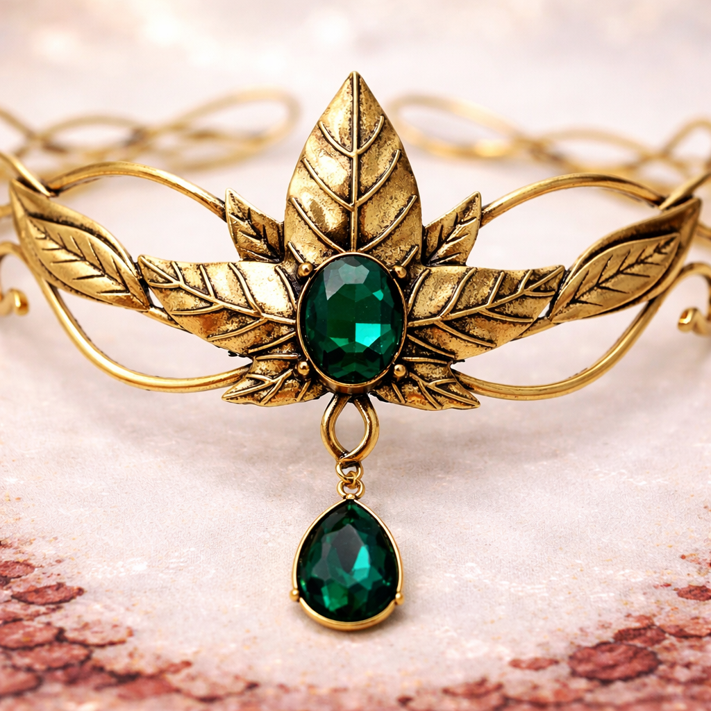 Vintage Forest Goddess Crown