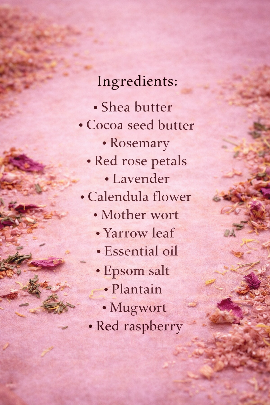 Natural Yoni (Vaginal) Bath Bomb - Goddess Ritual